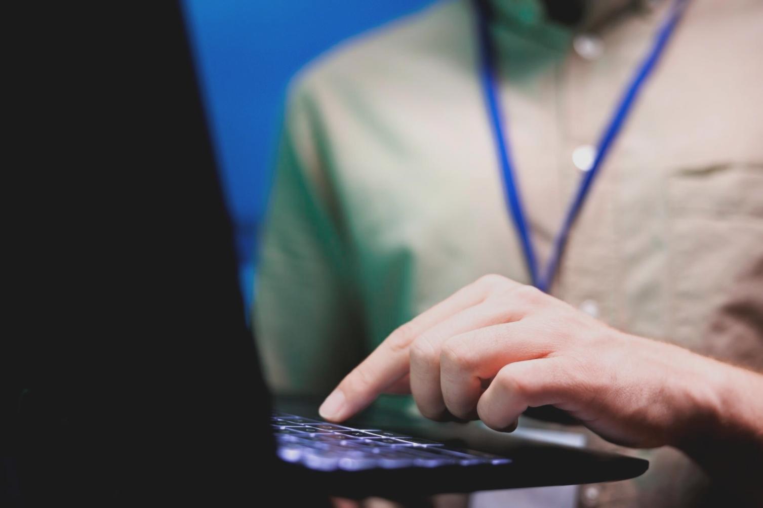 Students collaborating on blockchain insurance project